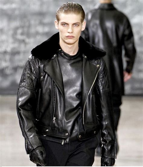 yves saint laurent leather jackets|yves saint laurent jacket men.